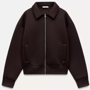Zara Scuba Bomber Jacket